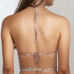 Haut De Maillot De Bain Triangle Lacets