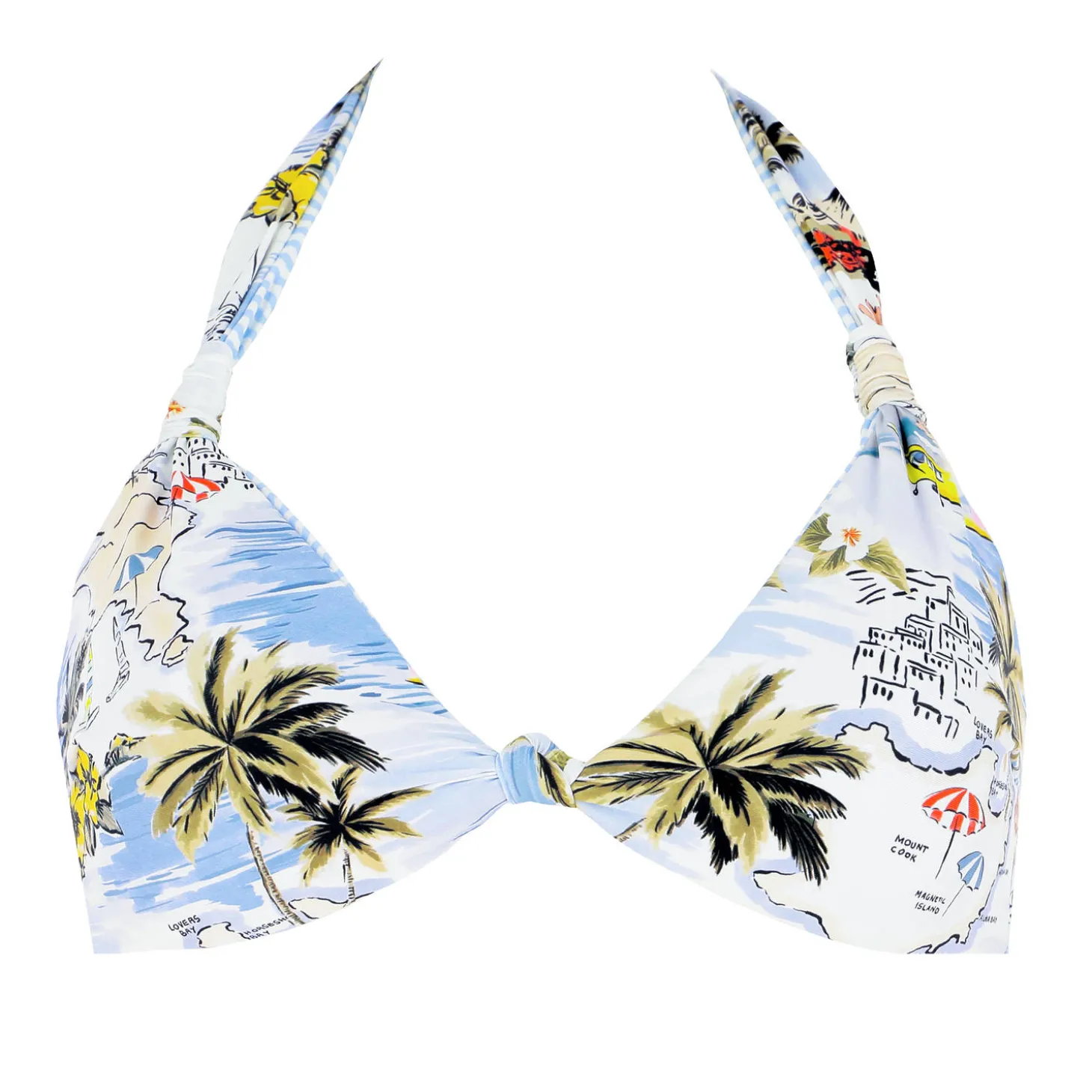 Haut De Maillot De Bain Triangle Reversible