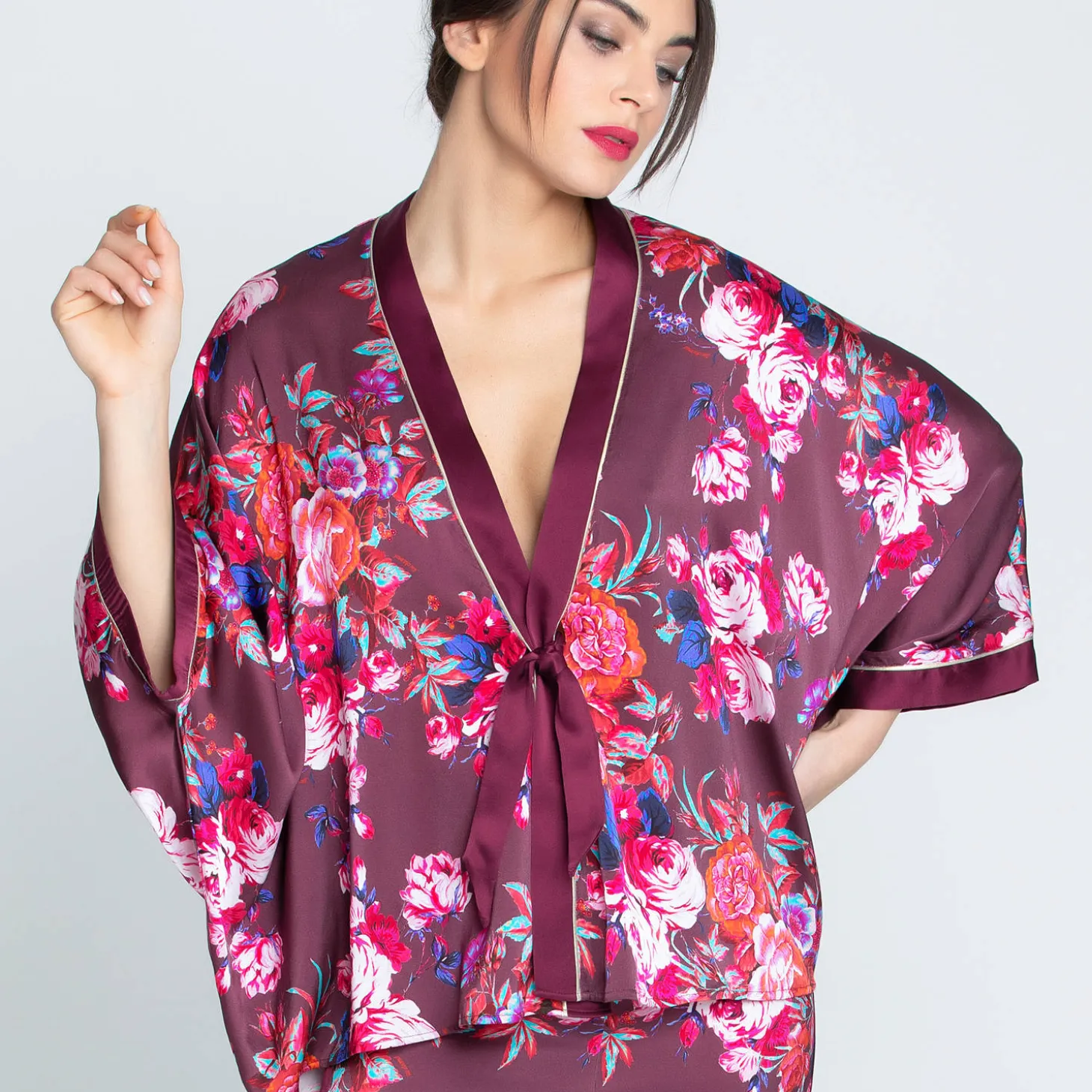 Kimono En Soie