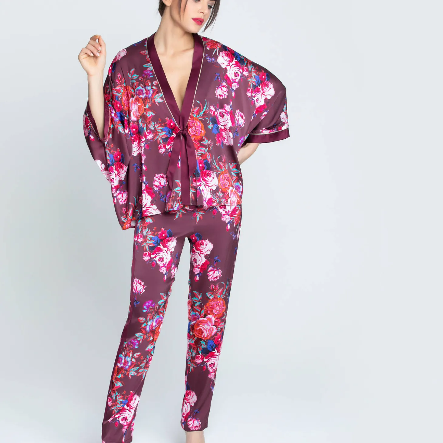 Kimono En Soie