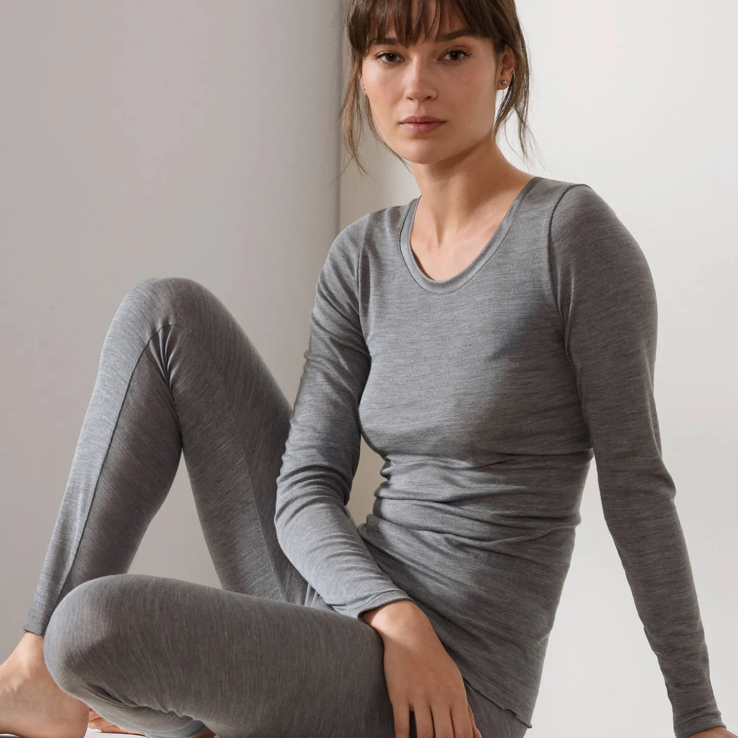 Legging En Laine Et Soie
