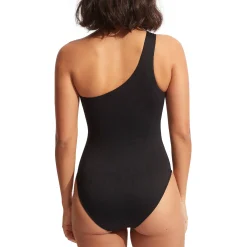 Maillot De Bain 1 Pièce Asymetrique Sans Armatures