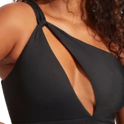 Maillot De Bain 1 Pièce Asymetrique Sans Armatures