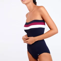 Maillot De Bain 1 Pièce Bustier Igae Sans Armatures