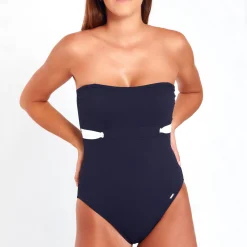 Maillot De Bain 1 Pièce Bustier Eline Sans Armatures
