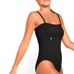 Maillot De Bain 1 Pièce Bustier Eline Sans Armatures