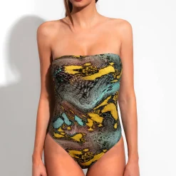 Maillot De Bain 1 Pièce Bustier Loa Sans Armatures