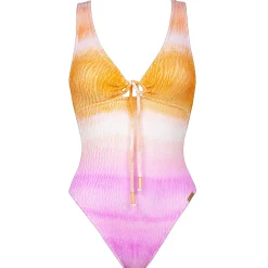 Maillot De Bain 1 Pièce Decollete Sans Armatures