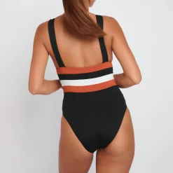 Maillot De Bain 1 Pièce Decollete Nicole Sans Armatures