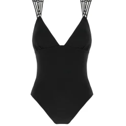 Maillot De Bain 1 Pièce Decollete Sans Armatures