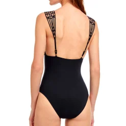 Maillot De Bain 1 Pièce Decollete Sans Armatures