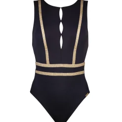 Maillot De Bain 1 Pièce Decollete Sans Armatures