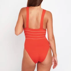 Maillot De Bain 1 Pièce Decollete Nicole Sans Armatures