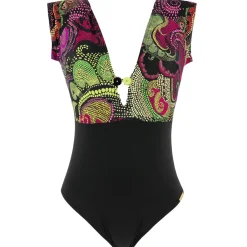 Maillot De Bain 1 Pièce Decollete Sans Armatures