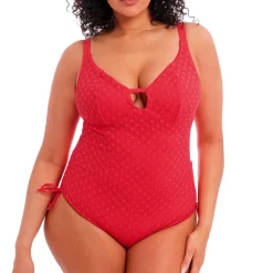 Maillot De Bain 1 Pièce Decollete Sans Armatures