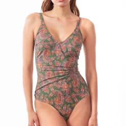 Maillot De Bain 1 Pièce Decollete Sans Armatures