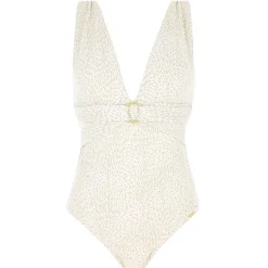 Maillot De Bain 1 Pièce Decollete Plongeant Lucea Sans Armatures