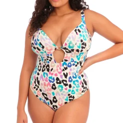 Maillot De Bain 1 Pièce Decollete Sans Armatures