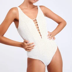 Maillot De Bain 1 Pièce Dos Nu Plongeant Volupia Sans Armatures