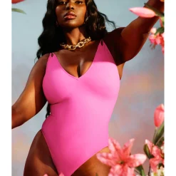 Maillot De Bain 1 Pièce Dos Lace Sans Armatures
