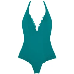 Maillot De Bain 1 Pièce Echancre Caylane Sans Armatures