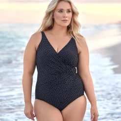Maillot De Bain 1 Pièce Gainant Oceanus Sans Armatures