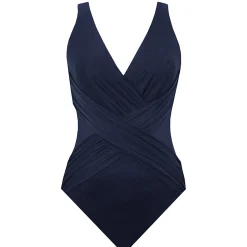 Maillot De Bain 1 Pièce Gainant Crossover Sans Armatures