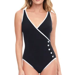 Maillot De Bain 1 Pièce Lissant Sans Armatures