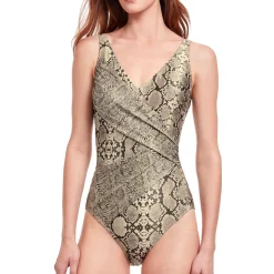 Maillot De Bain 1 Pièce Lissant Sans Armatures