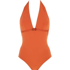 Maillot De Bain 1 Pièce Nageur Tour De Cou Sans Armatures