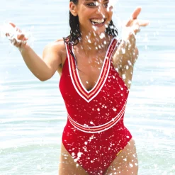 Maillot De Bain 1 Pièce Nageur Sans Armatures