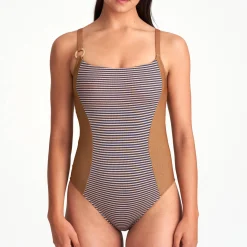 Maillot De Bain 1 Pièce Nageur Sans Armatures