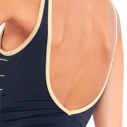 Maillot De Bain 1 Pièce Nageur Ancolie Sans Armatures