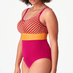 Maillot De Bain 1 Pièce Rembourre Sans Armatures