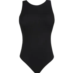 Maillot De Bain 1 Pièce Sans Armatures Col Bateau