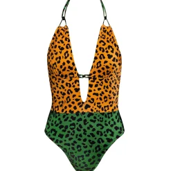 Maillot De Bain 1 Pièce Sexy Triangle Rembourre Sans Armatures