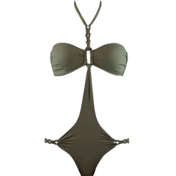 Maillot De Bain 1 Pièce Trikini Sans Armatures