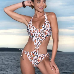 Maillot De Bain 1 Pièce Trikini Sans Armatures