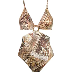 Maillot De Bain 1 Pièce Trikini Sans Armatures