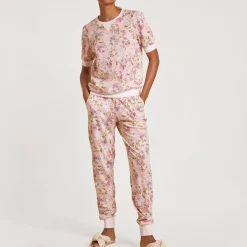Pantalon Bords Elastiques En Coton