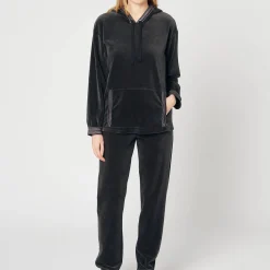 Pantalon En Coton Effet Velours