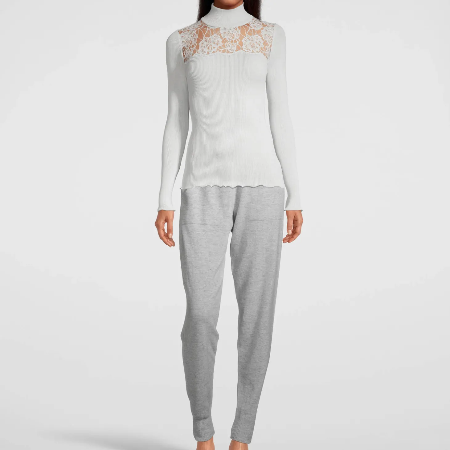 Pantalon En Laine Et Cachemire