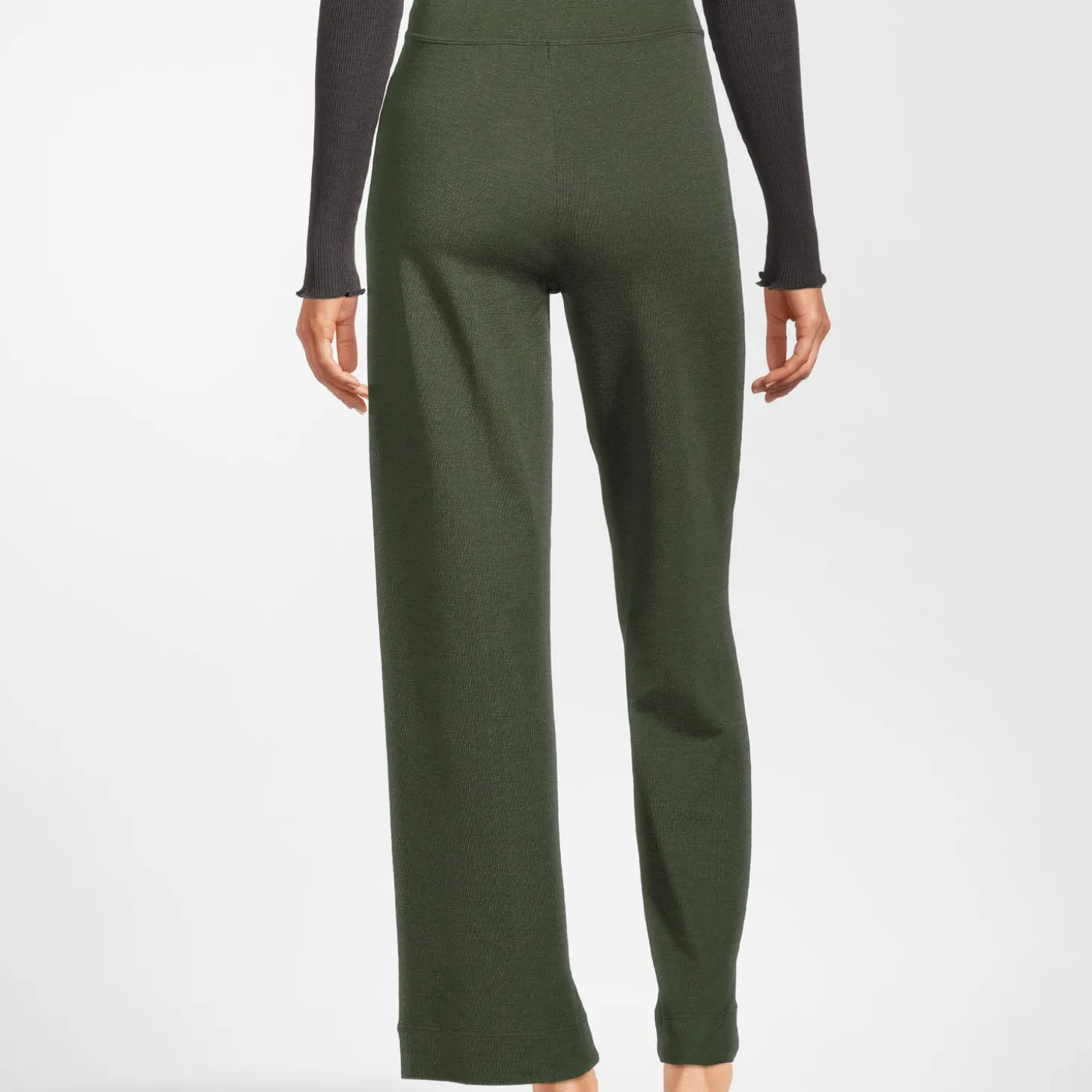 Pantalon En Laine Et Soie