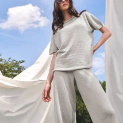 Pantalon En Lin