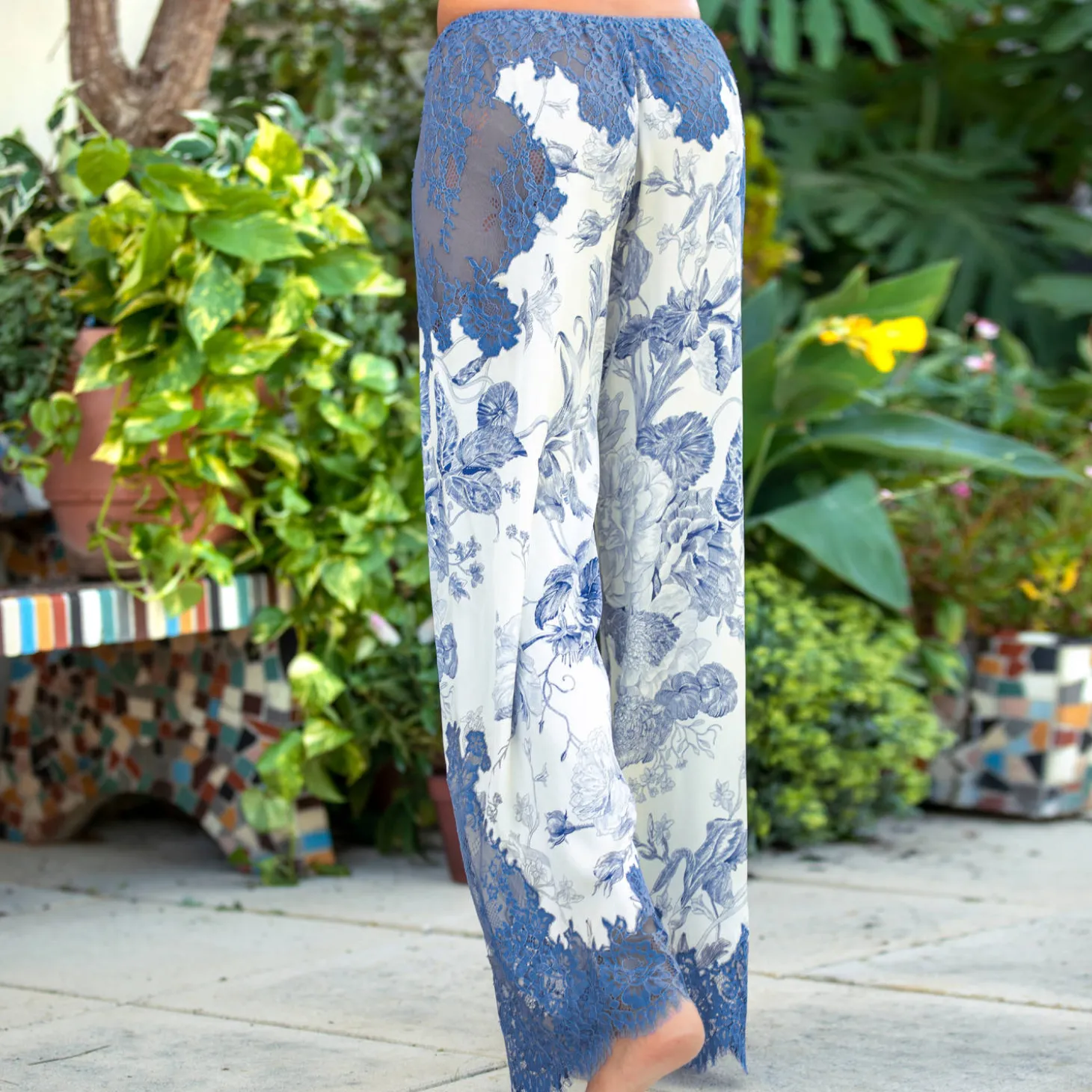 Pantalon En Soie