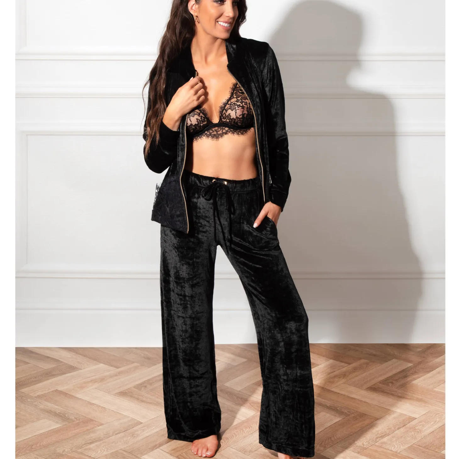 Pantalon Evase En Fibres De Bambou