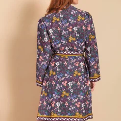 Peignoir Court En Coton