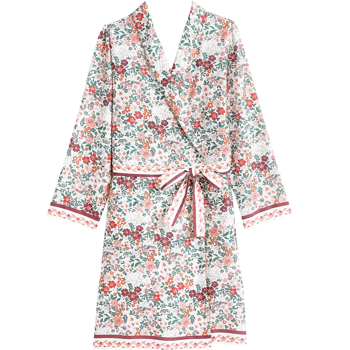 Peignoir Court En Coton