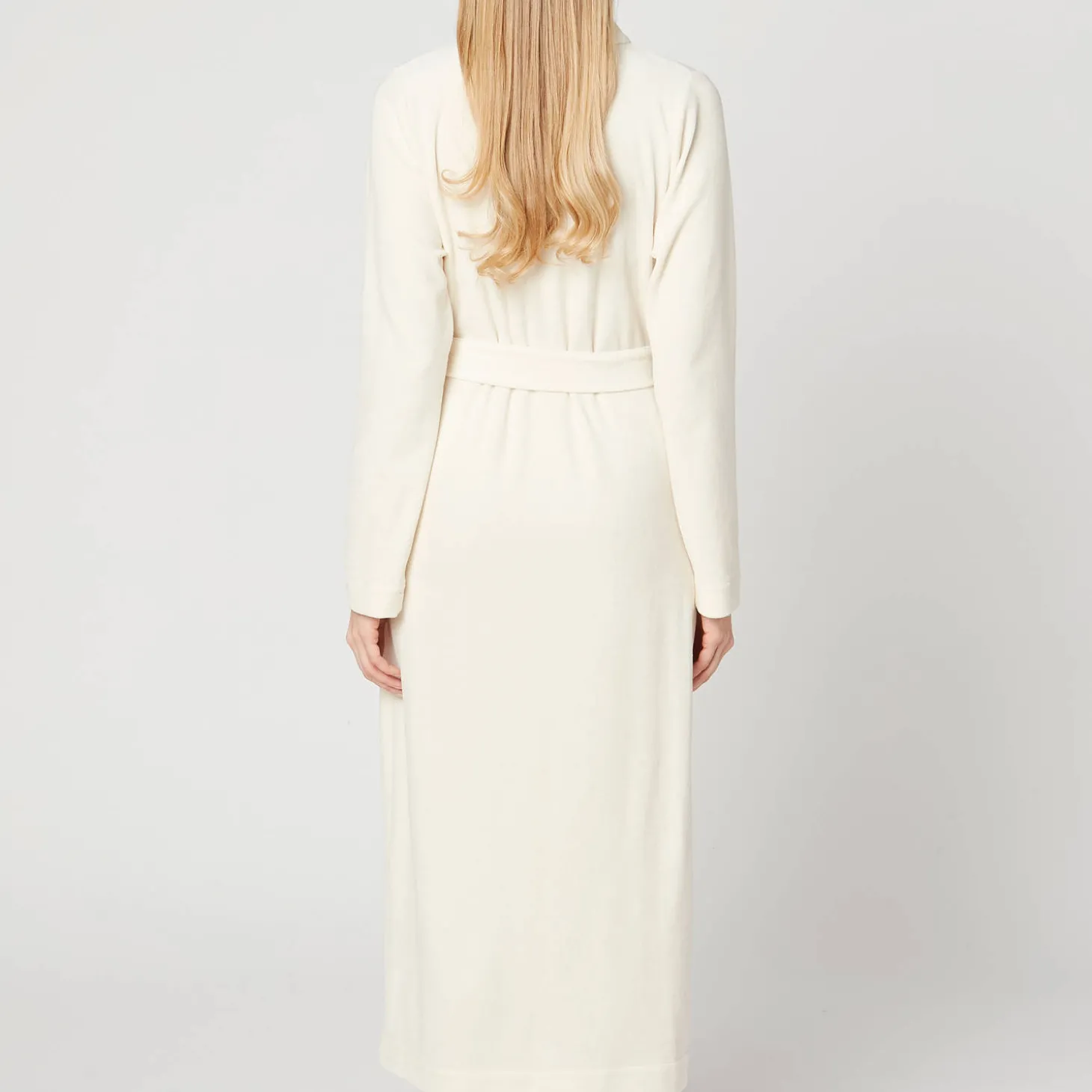 Peignoir En Coton Effet Velours