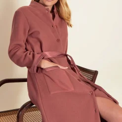 Peignoir Long Boutonne